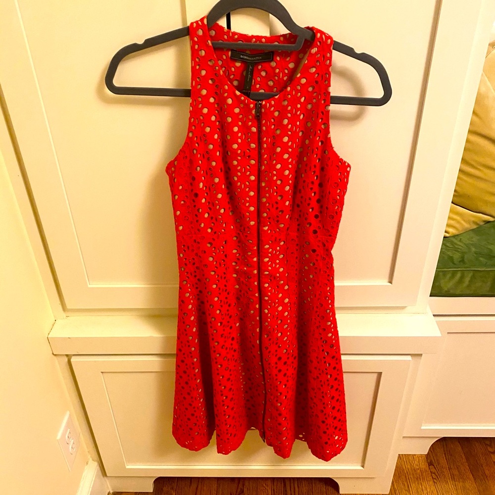 BCBG eyelet dress new with tags